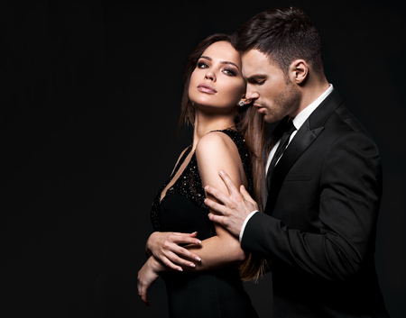 Couple passionate with stunning views